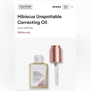 Volition - Hibiscus Unspottable Correcting Oil